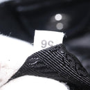 PRADA Tote Bag Safiano leather Black Silver Auth am9247-12