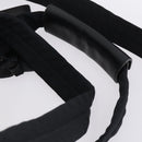 PRADA Boston Bag Nylon 2way Black Silver Auth am9248-10