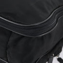 PRADA Boston Bag Nylon 2way Black Silver Auth am9248-14