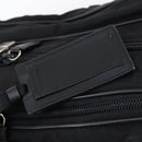 PRADA Boston Bag Nylon 2way Black Silver Auth am9248-18