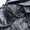 PRADA Boston Bag Nylon 2way Black Silver Auth am9248-23