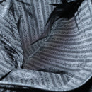 PRADA Boston Bag Nylon 2way Black Silver Auth am9248-24