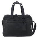 PRADA Boston Bag Nylon 2way Black Silver Auth am9248-3