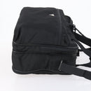 PRADA Boston Bag Nylon 2way Black Silver Auth am9248-4