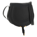 Chloe Mercy Shoulder Bag Leather Black Gold Auth am9250V-1