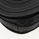 Chloe Mercy Shoulder Bag Leather Black Gold Auth am9250V-15