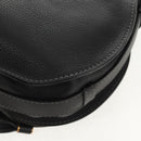 Chloe Mercy Shoulder Bag Leather Black Gold Auth am9250V-18