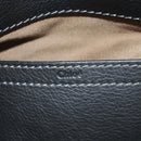 Chloe Mercy Shoulder Bag Leather Black Gold Auth am9250V-22