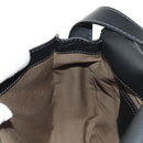 Chloe Mercy Shoulder Bag Leather Black Gold Auth am9250V-23