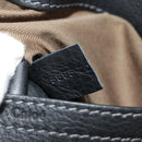 Chloe Mercy Shoulder Bag Leather Black Gold Auth am9250V-11