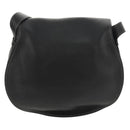 Chloe Mercy Shoulder Bag Leather Black Gold Auth am9250V-2