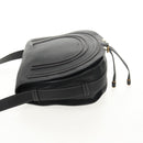 Chloe Mercy Shoulder Bag Leather Black Gold Auth am9250V-3