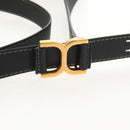 Chloe Mercy Shoulder Bag Leather Black Gold Auth am9250V-8