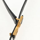 Chloe Mercy Shoulder Bag Leather Black Gold Auth am9250V-9