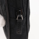 GUCCI GG Canvas Pouch Black Silver 74245 Auth am9252-8