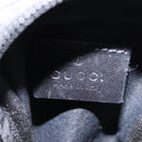 GUCCI GG Canvas Pouch Black Silver 74245 Auth am9252-10