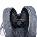 GUCCI GG Canvas Pouch Black Silver 74245 Auth am9252-18