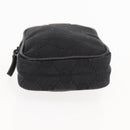 GUCCI GG Canvas Pouch Black Silver 74245 Auth am9252-6