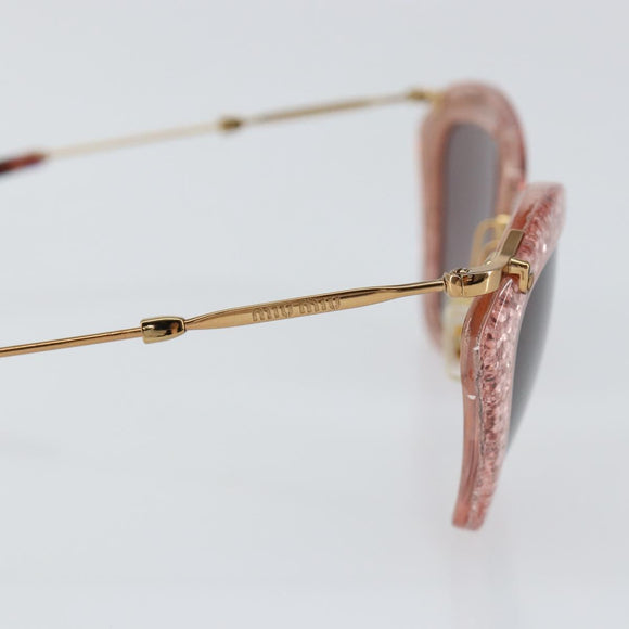 Miu Miu Sunglasses plastic Pink Auth am9253