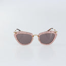 Miu Miu Sunglasses plastic Pink Auth am9253-13