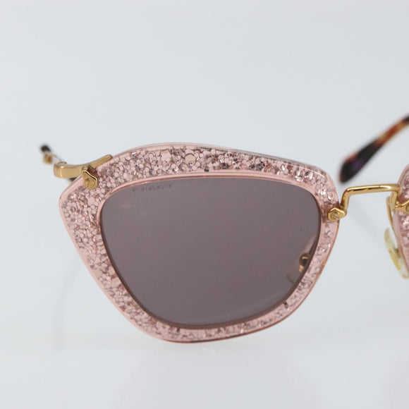Miu Miu Sunglasses plastic Pink Auth am9253