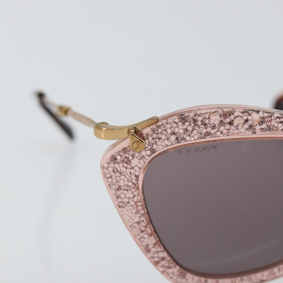 Miu Miu Sunglasses plastic Pink Auth am9253