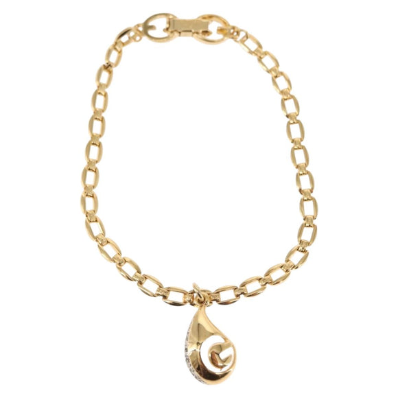 GIVENCHY Bracelet metal Gold Auth am9254