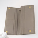 PRADA Wallet Leather Nylon 3 Set Gray Black Auth am9255-14