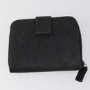 PRADA Wallet Leather Nylon 3 Set Gray Black Auth am9255-17