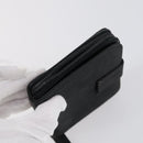 PRADA Wallet Leather Nylon 3 Set Gray Black Auth am9255-18