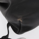 Coach Backpack Leather Black Gold Auth am9257-9