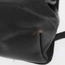 Coach Backpack Leather Black Gold Auth am9257-16
