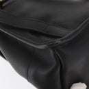Coach Backpack Leather Black Gold Auth am9257-17