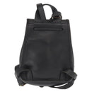 Coach Backpack Leather Black Gold Auth am9257-2