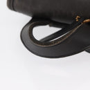 Coach Backpack Leather Black Gold Auth am9257-7