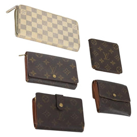 LOUIS VUITTON Monogram Wallet 5 Set LV Auth am9260