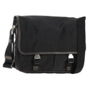 PRADA Shoulder Bag Nylon Black Silver Auth am9263V-1