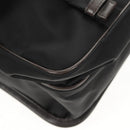 PRADA Shoulder Bag Nylon Black Silver Auth am9263V-17