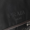 PRADA Shoulder Bag Nylon Black Silver Auth am9263V-22