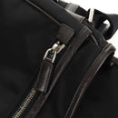 PRADA Shoulder Bag Nylon Black Silver Auth am9263V-24
