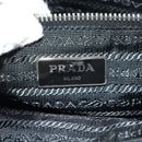 PRADA Shoulder Bag Nylon Black Silver Auth am9263V-31