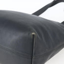 Coach Tote Bag Leather Black Gold Auth am9267-10