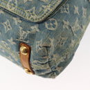 LOUIS VUITTON Monogram Denim Buggy GM Shoulder Bag Blue M95048 LV Auth am9268-16