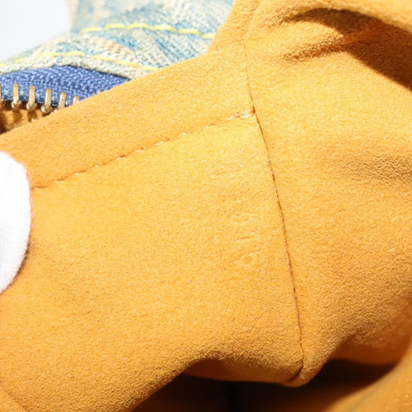 LOUIS VUITTON Monogram Denim Buggy GM Shoulder Bag Blue M95048 LV Auth am9268