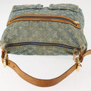 LOUIS VUITTON Monogram Denim Buggy GM Shoulder Bag Blue M95048 LV Auth am9268-6
