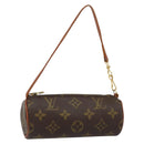 LOUIS VUITTON Monogram Papillon Pouch LV Auth am9270-1