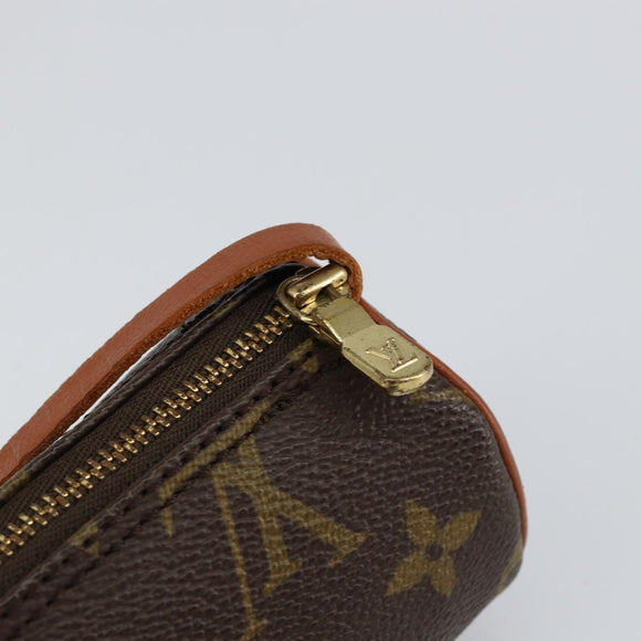 LOUIS VUITTON Monogram Papillon Pouch LV Auth am9270