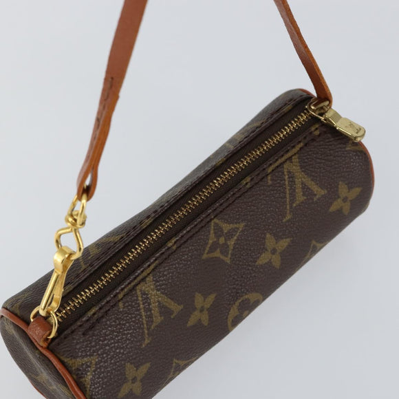 LOUIS VUITTON Monogram Papillon Pouch LV Auth am9270