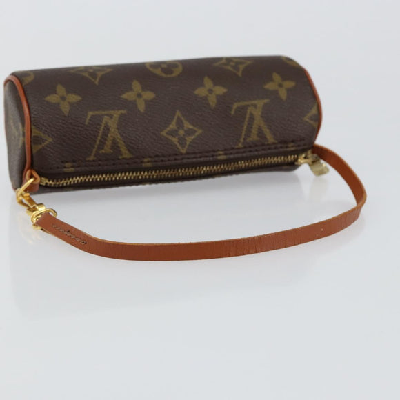 LOUIS VUITTON Monogram Papillon Pouch LV Auth am9270