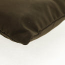 PRADA Pouch Shoulder Bag Nylon Khaki Silver Auth am9274V-12